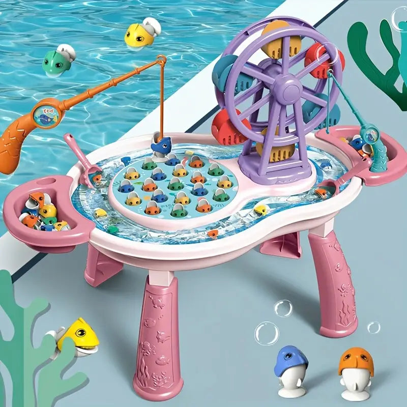 Table de jeu d'eau - Avec poissons magnétiques