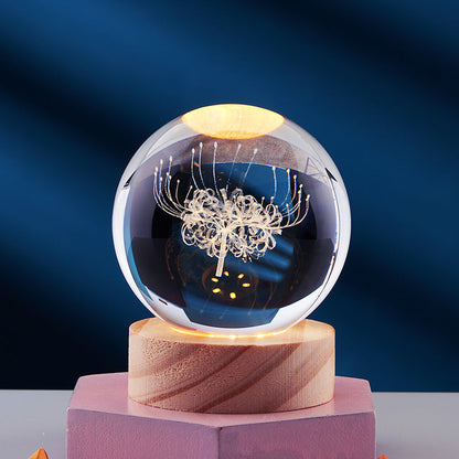 CrystalGlow - 3D-Nachtlampe mit magischem Effekt