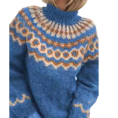 Pull-over tricoté rétro vintage pour femmes - Cassandra