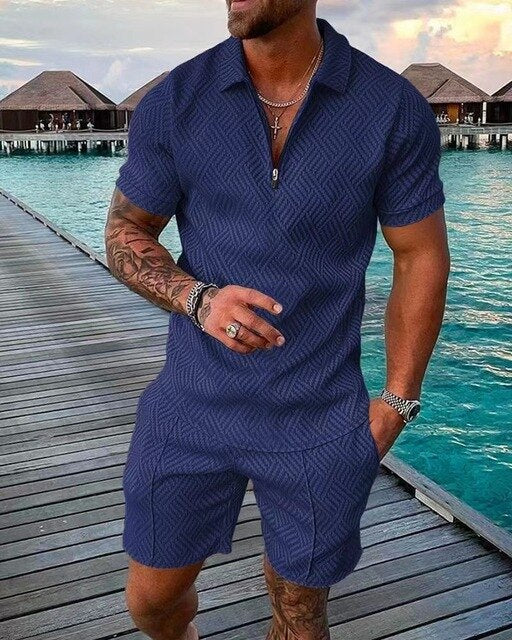 Polo et short Zomerset pour hommes - Diego