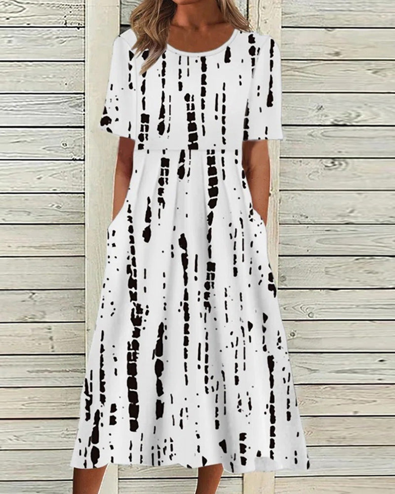 Robe Midi Imprimée - Nona