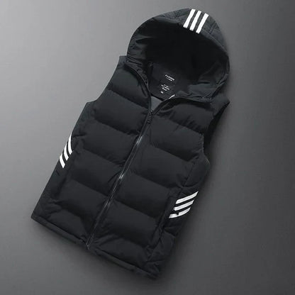 Bodywarmer pour homme avec capuche