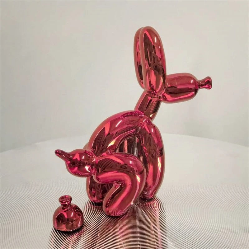 PuppyBalloon – Sculpture ludique en résine de différentes couleurs