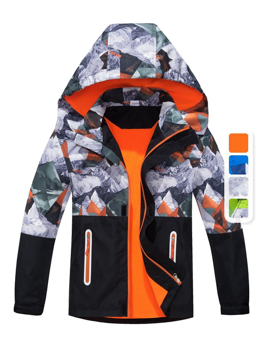 Veste imperméable pour enfants avec capuche amovible - Sammy