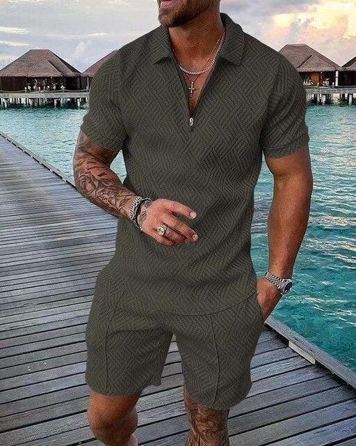 Polo et short Zomerset pour hommes - Diego
