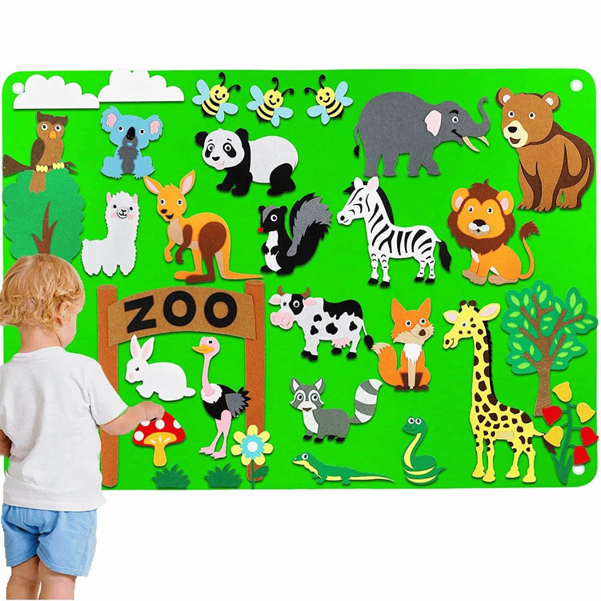 VelvetiKIDS - Tableau en feutre pour tout-petits