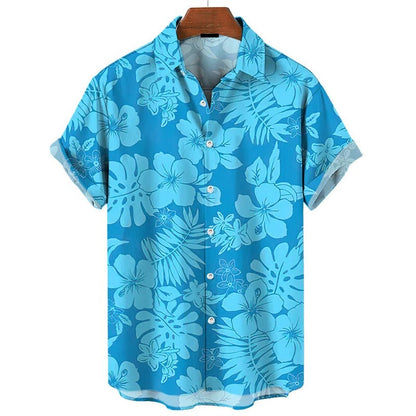 Ven | Klassisk Hawaii-blomstret skjorte