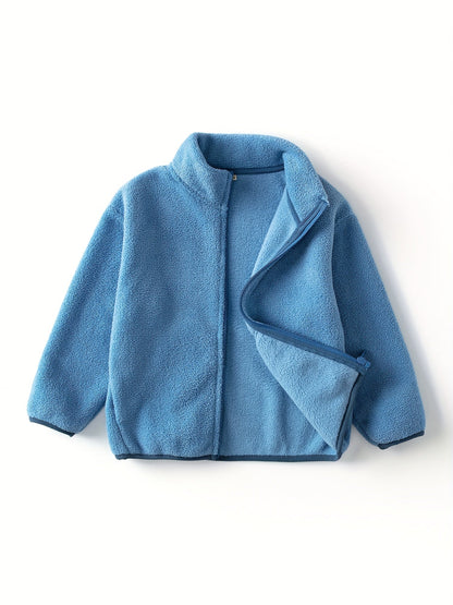 Veste polaire pour enfants en couleur unie - Fenley
