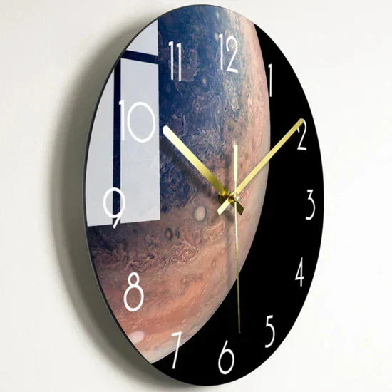 Menico - Grande horloge murale en verre