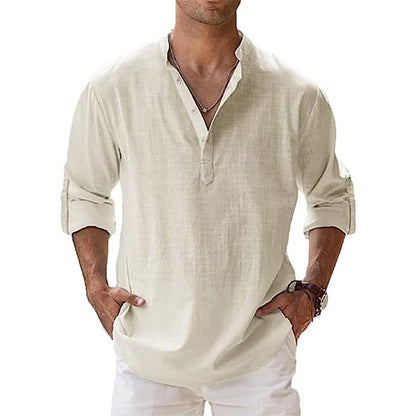 Chemise pour hommes - Lin - pour le printemps et l'été