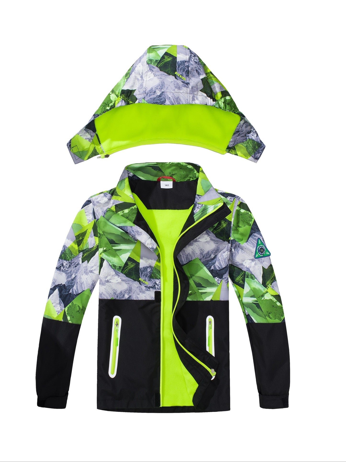 Veste imperméable pour enfants avec capuche amovible - Sammy