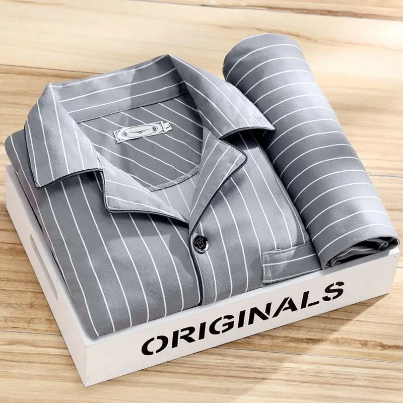 Ensemble pyjama avec chemise et fermeture à boutons - Rex