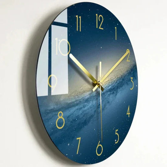 Menico - Grande horloge murale en verre