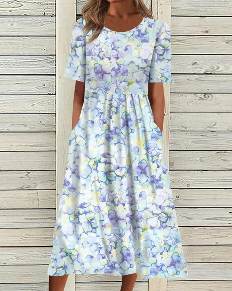 Robe Midi Imprimée - Nona