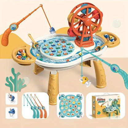 Table de jeu d'eau - Avec poissons magnétiques