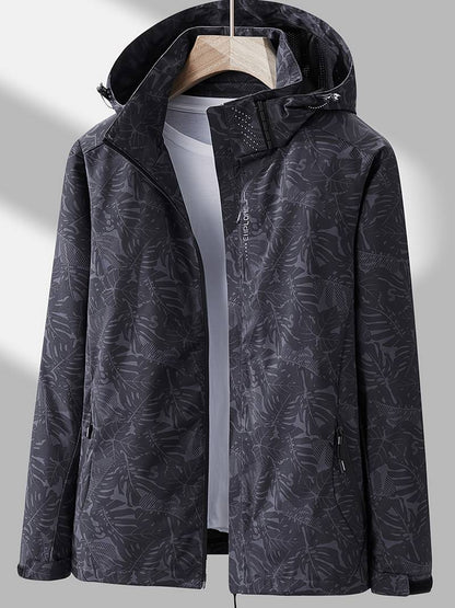 Veste imperméable et coupe-vent avec capuche pour femmes - Olda
