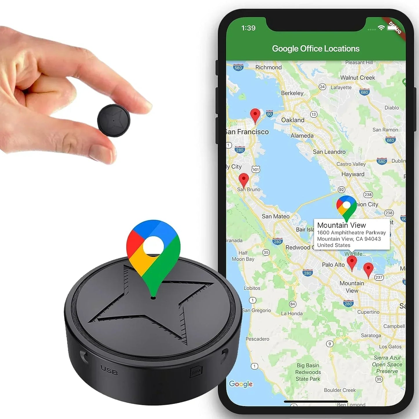 Traceur GPS magnétique puissant
