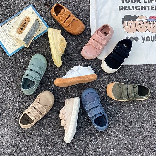 Chaussures en toile unisexes pour enfants, baskets légères et respirantes - Frankie