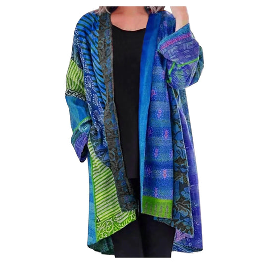 Raba - Blazer Long Surdimensionné pour Femme