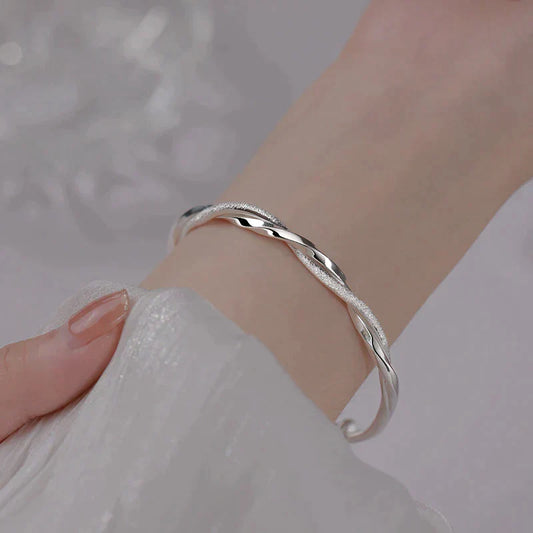 Bracelet en argent torsadé - Carrie