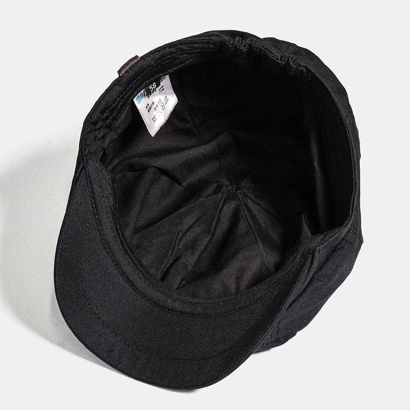 Casquette plate béret rétro vintage pour hommes - Jerro