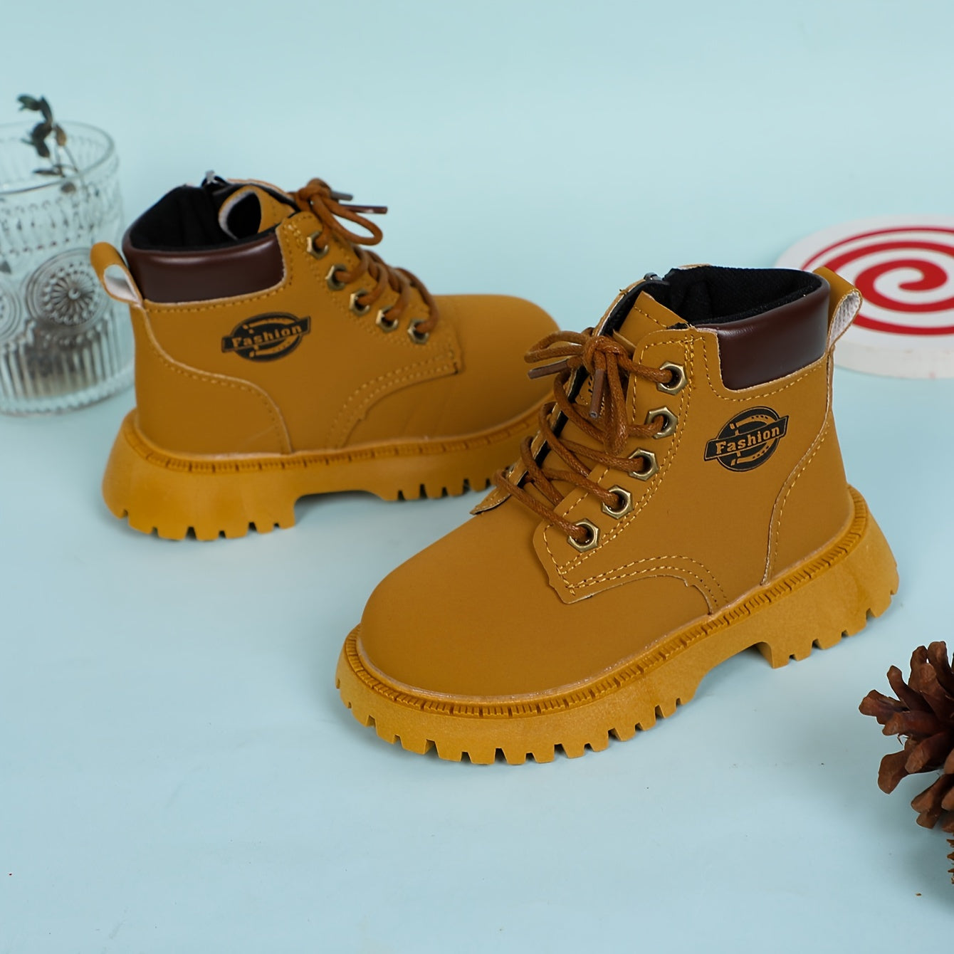 Boys' Cool Boots with Zip Closure Durable Non-Slip Shoes - Jakob