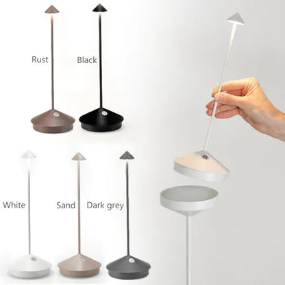 Nordisk design LED stearinlys bordlampe - vandtæt dæmpbar
