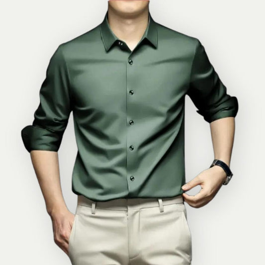 Chemise pour homme sans plis et sans repassage - Pratique et confortable