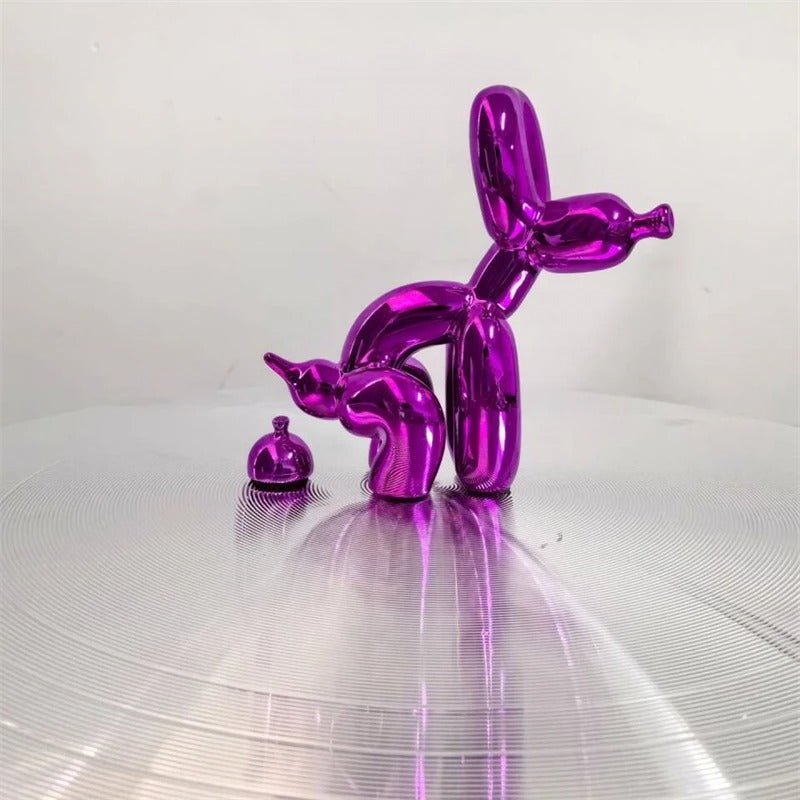 PuppyBalloon – Sculpture ludique en résine de différentes couleurs