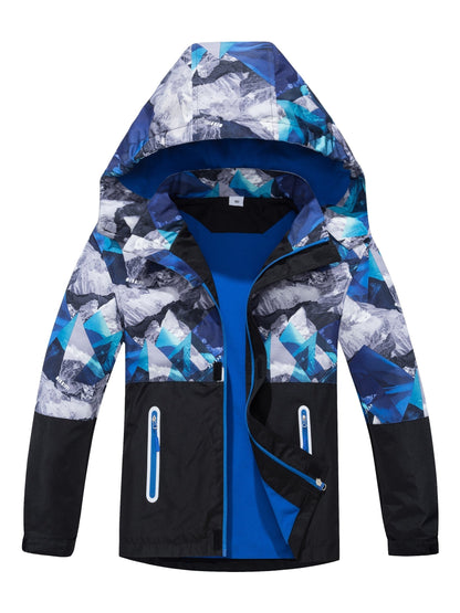 Veste imperméable pour enfants avec capuche amovible - Sammy