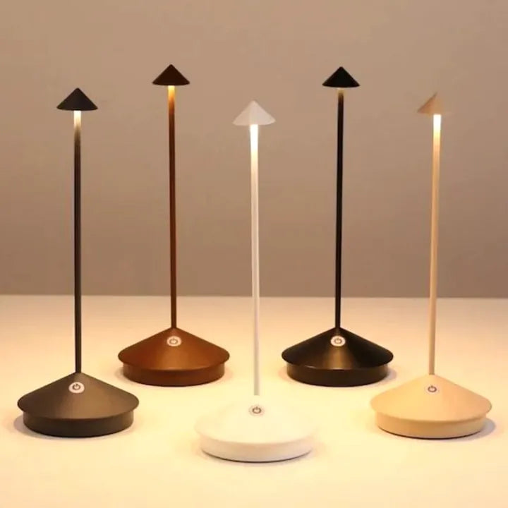 Nordisk design LED stearinlys bordlampe - vandtæt dæmpbar