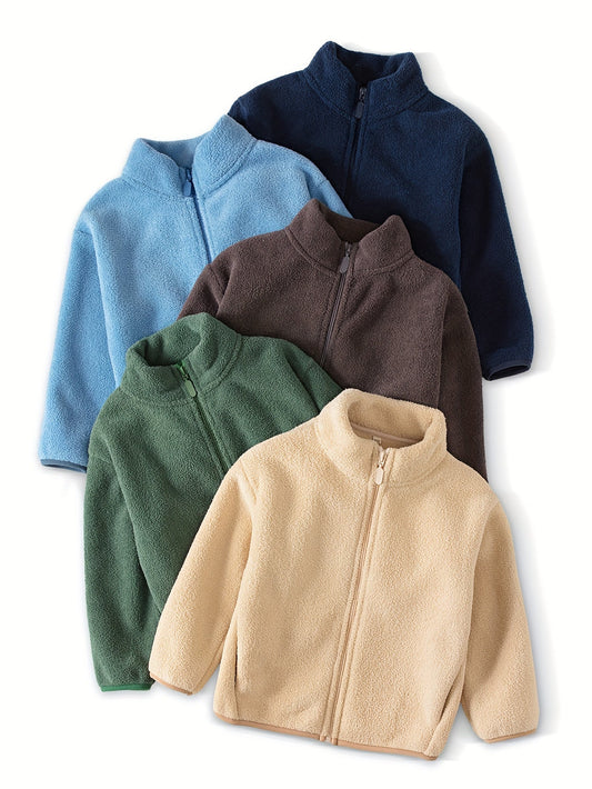 Veste polaire pour enfants en couleur unie - Fenley