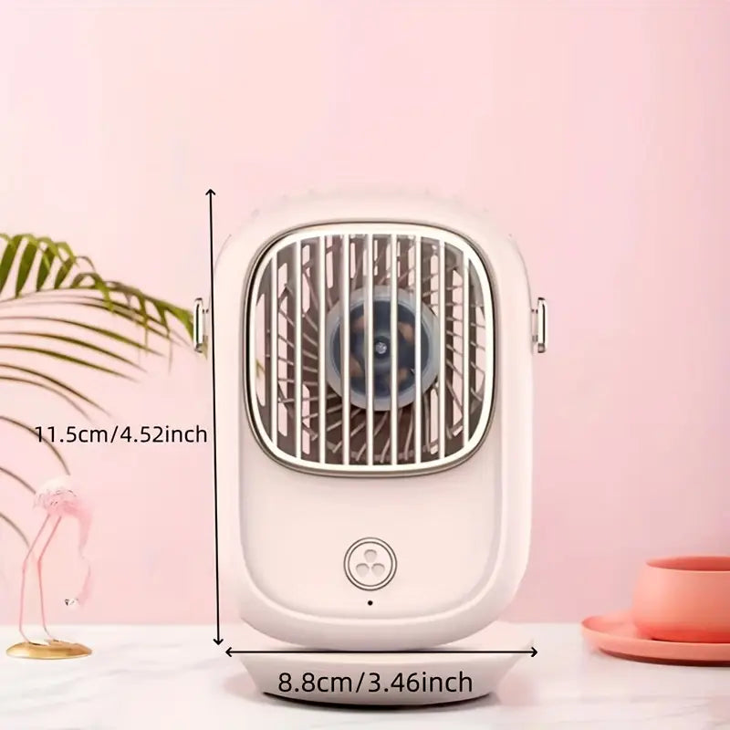 Mini ventilateur de cou - Rechargeable par USB - 6 heures sur une seule charge