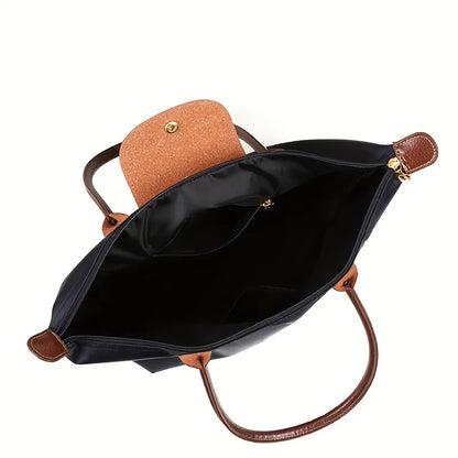 Amber – Rummelig trendy skuldertaske shopper