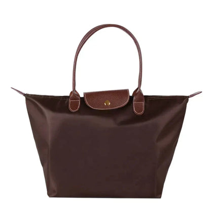 Amber – Rummelig trendy skuldertaske shopper