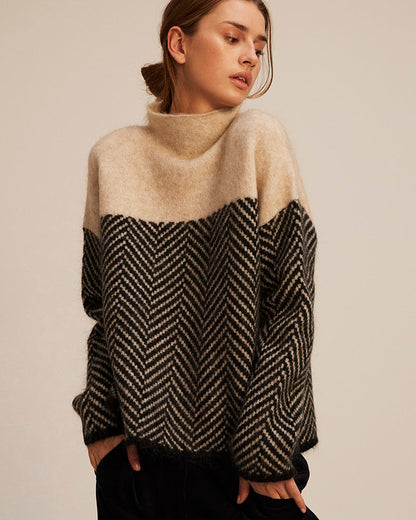 PureKnit - Pull à col roulé doux et élégant