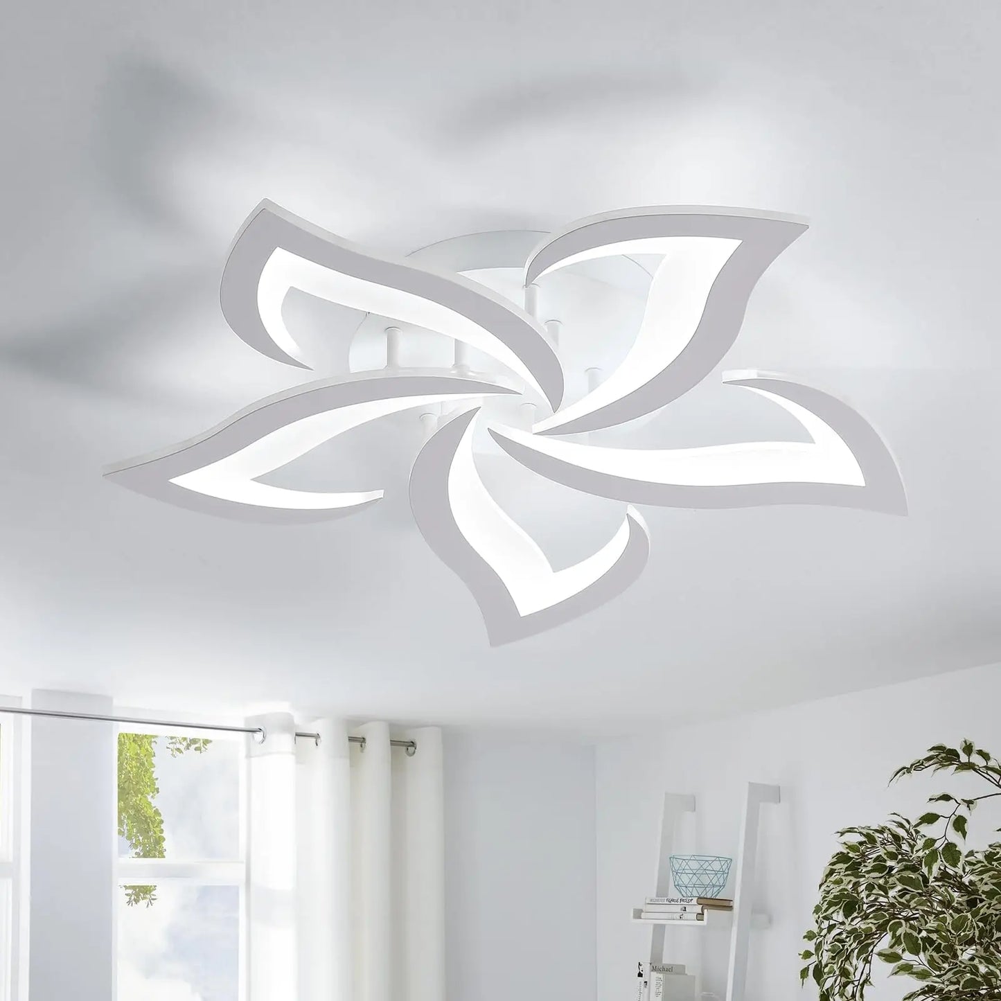 BrightWave - Atmospheric Acrylic Pendant Light with Adjustable Brightness