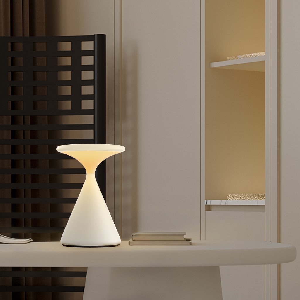 GlowSand - Stylish Hourglass Table Lamp