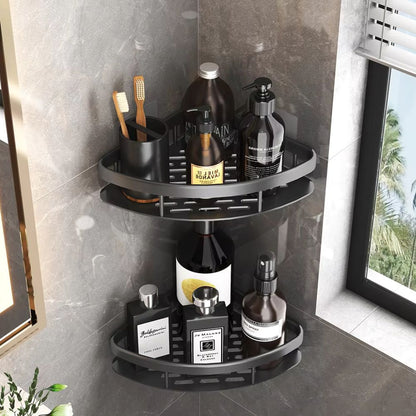 Aluminium dusjhylle med selvklebende montering
