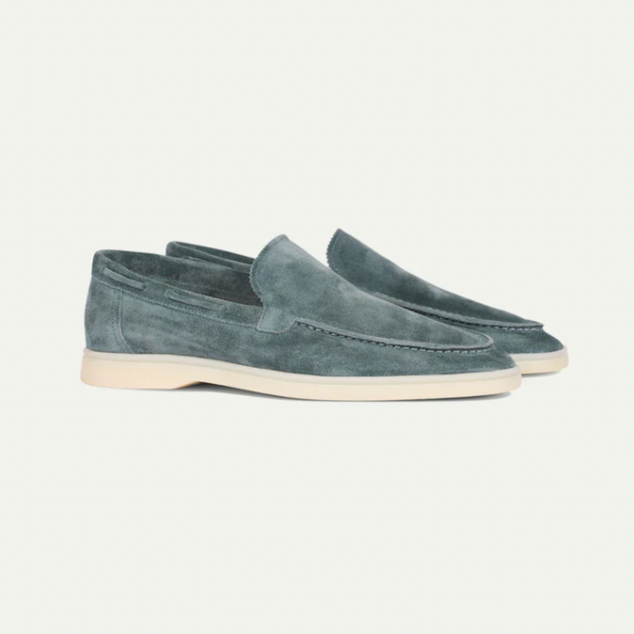 Milan – Mocassins en daim faits main de luxe pour hommes