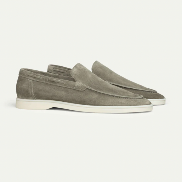 Milan – Mocassins en daim faits main de luxe pour hommes