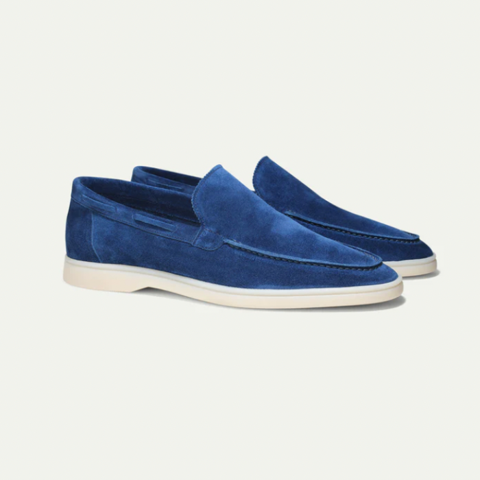 Milan – Mocassins en daim faits main de luxe pour hommes