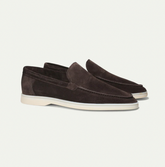 Milan – Mocassins en daim faits main de luxe pour hommes