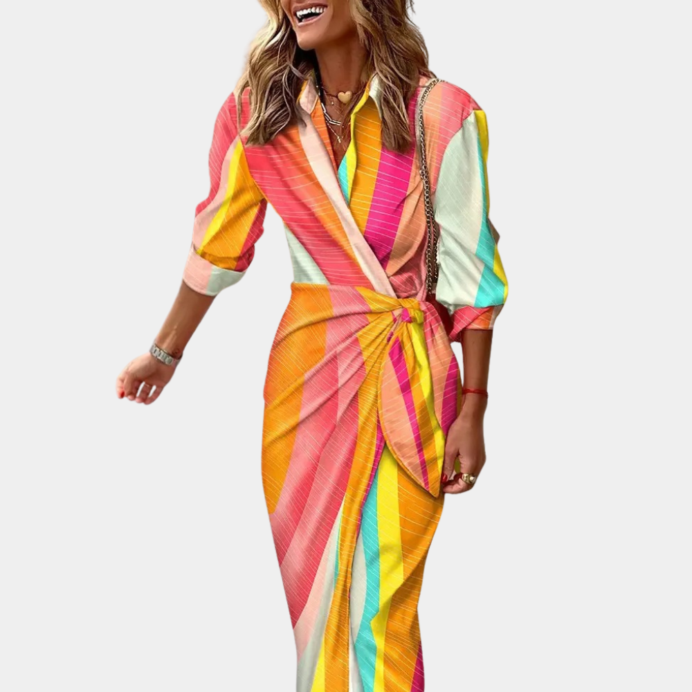 Andie - Farverig Sommer Maxi Kjole