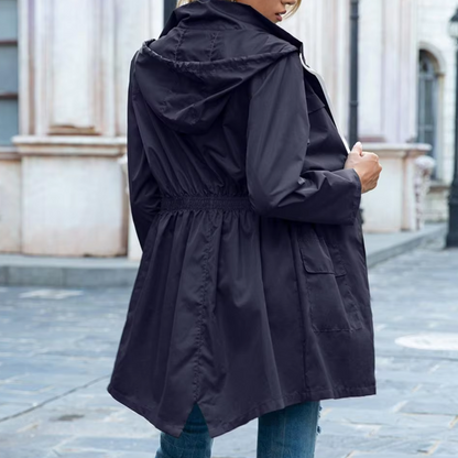 Melanie - Trench-coat zippé élégant pour femmes