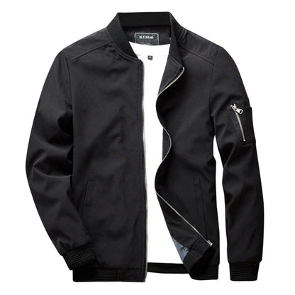 Veste d'été pour homme avec fermeture éclair et poches - Lebbi