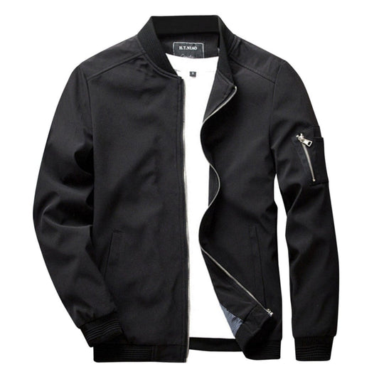 Veste d'été pour homme avec fermeture éclair et poches - Lebbi