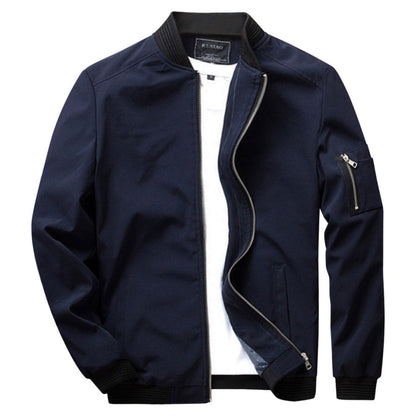 Veste d'été pour homme avec fermeture éclair et poches - Lebbi