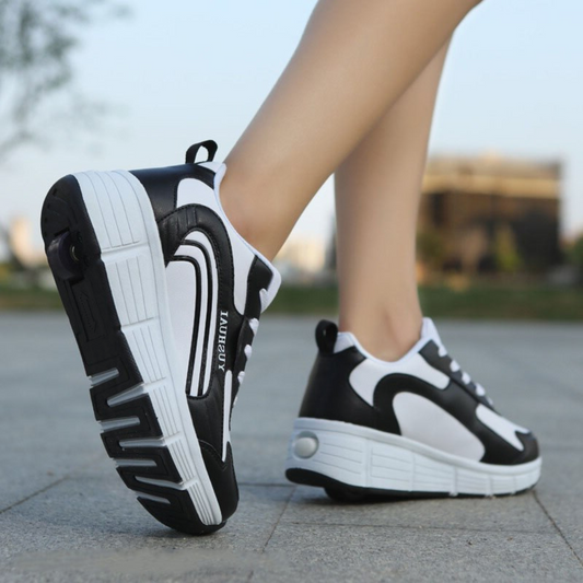 Nunzia – Heely Sneakers med aftageligt hjul for sjov og mobilitet