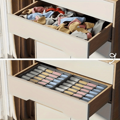 EasyStore - 2-Pack Foldable Storage Boxes with 24 Compartments
